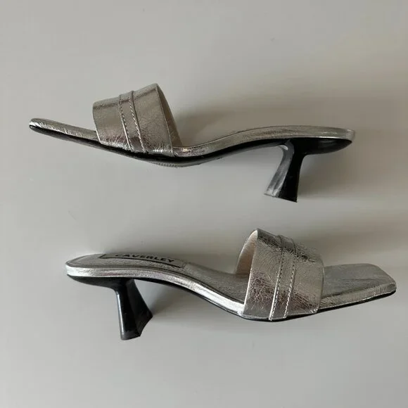 Caverley Silver Sandals - Picture 1 of 9